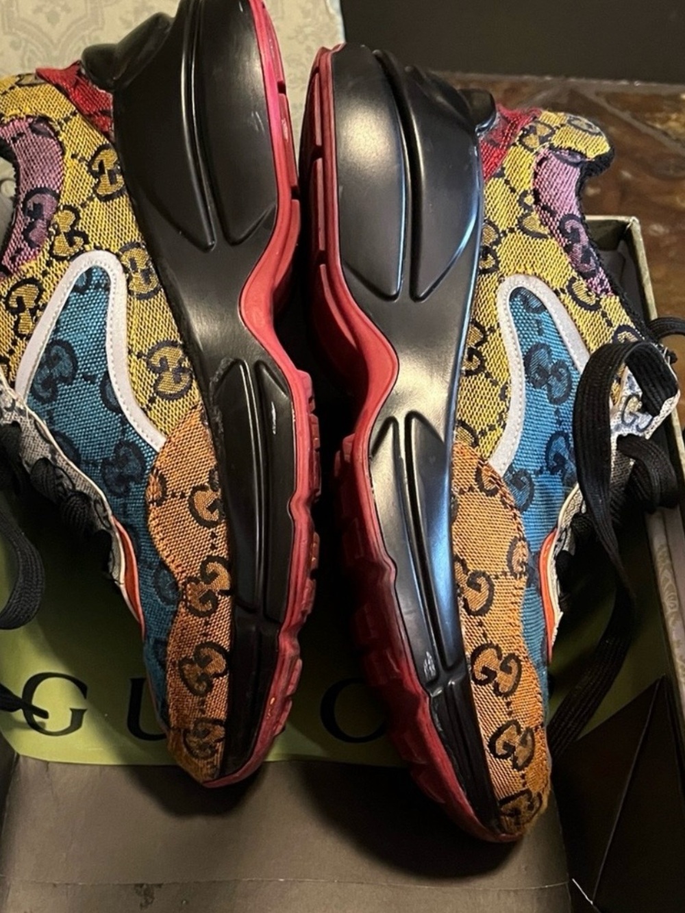 Gucci woman Colorful Logo Sneakers - Picture 8 of 9